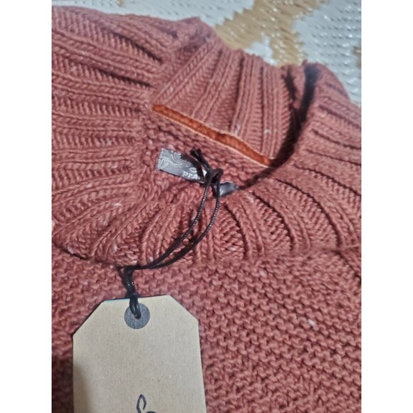 prAna Women's Nemma Mid Weight Mock Neck Organic Cotton Sweater Sz XL NWT - Picture 6 of 10